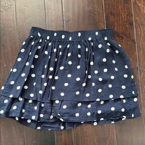 Ganni Polka Dot Navy Skirt